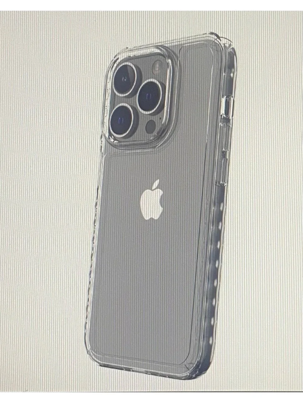Onn Protective Gel Case for iPhone 14 Pro Max Clear